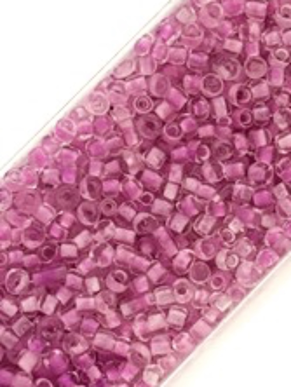 As Low As $2 Tubed 2mm Pink Mix Colour Lined Seed Beads 12/0 35g